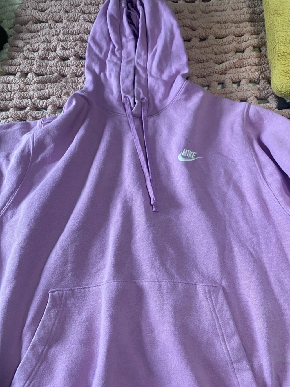 Nike Purple Lavender Hoodie with White Logo